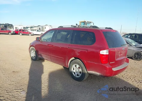 2007 Kia Sedona Lx z USA, uszkodzony, nr VIN KNDMB233X76190216